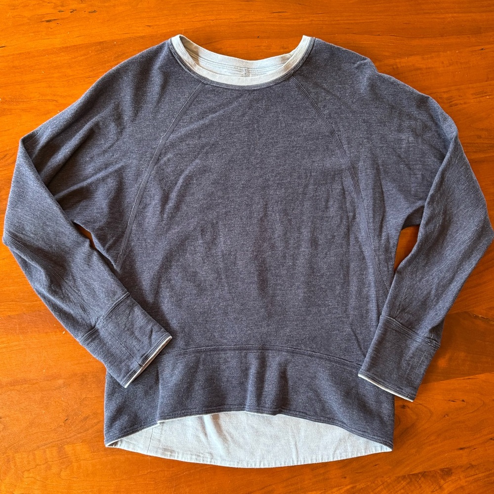 Lululemon Reversible Long Sleeve Sweatshirt
